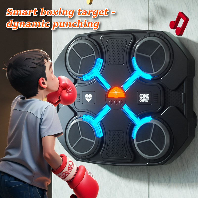 Led Gloves Music - Smart Music Boxing Machine Wall Mounted