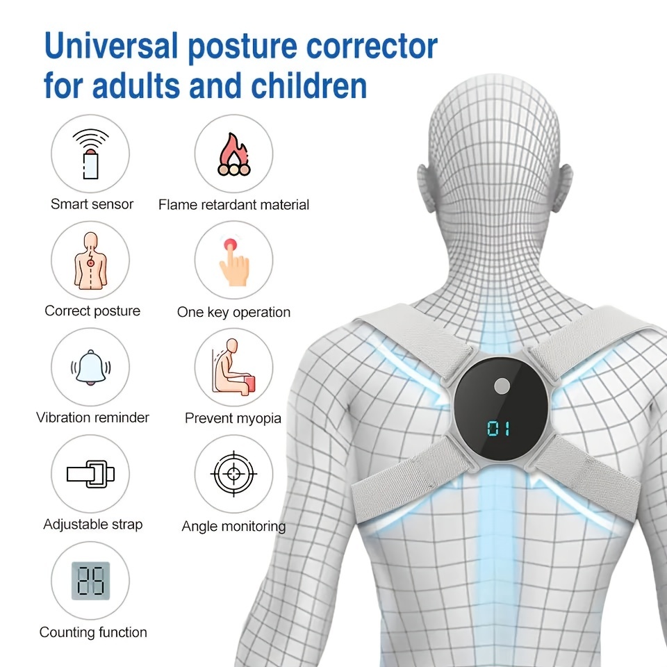 USB Rechargeable Posture Corre - Smart Posture Sensor ulasan dan harga