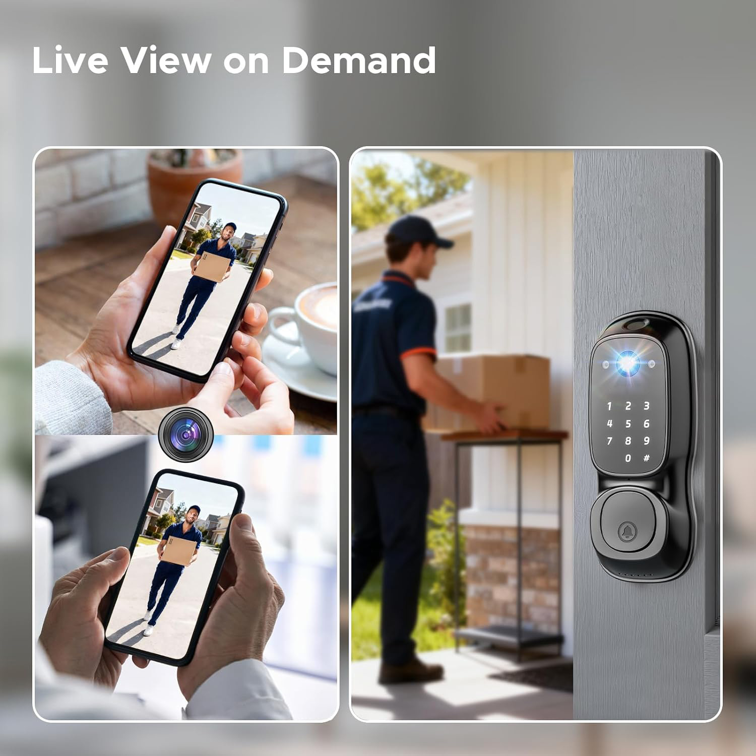 Tuya Wifi Smart Door Lock ‎Cam - Electronics & Gadgets Starting With V ulasan dan harga