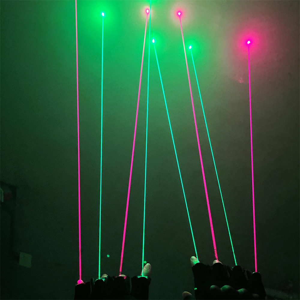 Magicool RG 4 Lasers Gloves Gl - Led Gloves Music ulasan dan harga