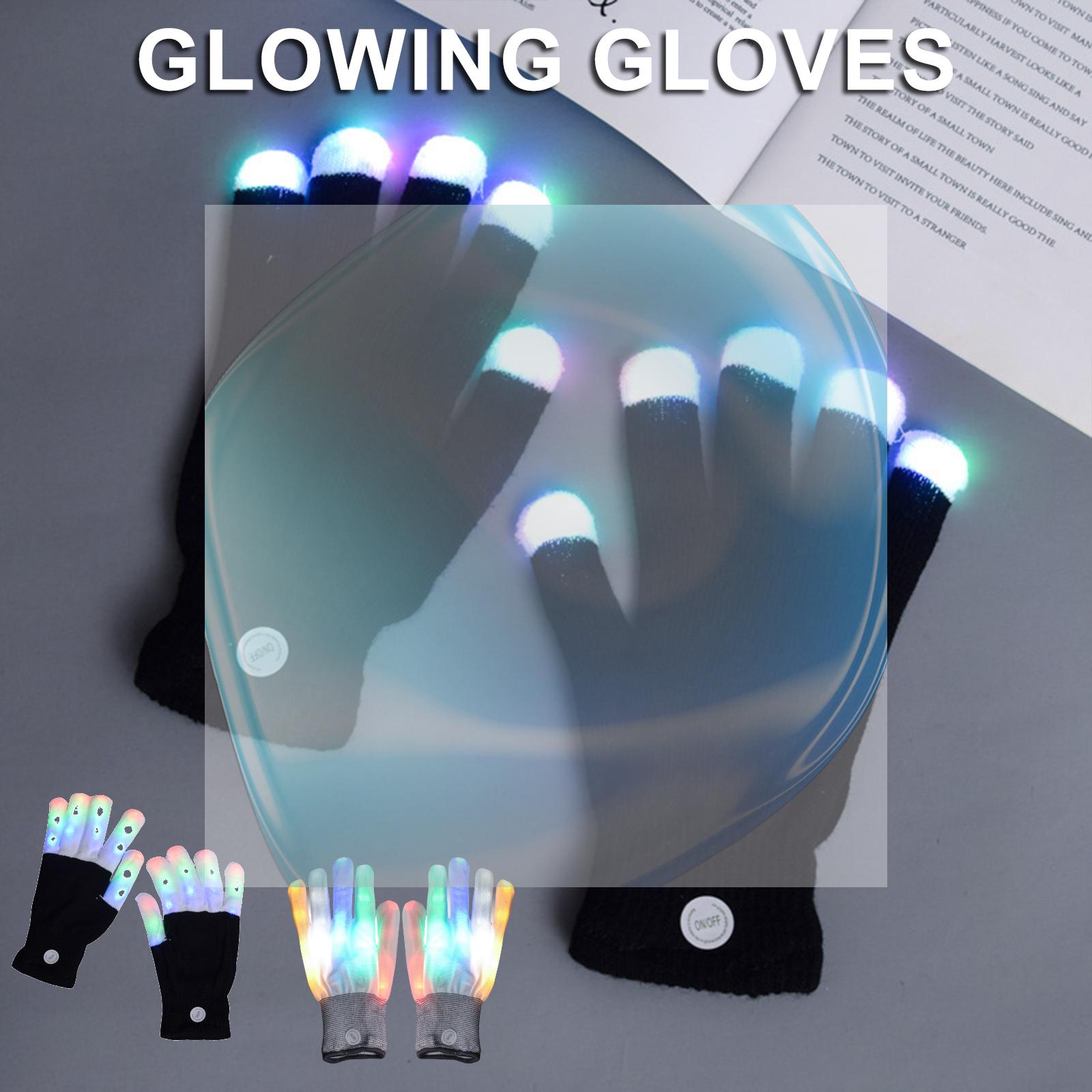 LED Flashing Finger Lighting G - Led Gloves Music ulasan dan harga