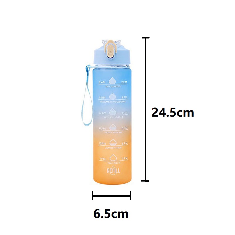 700ml High Temperature Resista - Smart Water Bottle Tracker ulasan dan harga