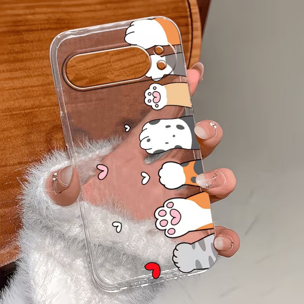 Cartoon Cat Paw Print Crystal  - Google Pixel 8A ulasan dan harga