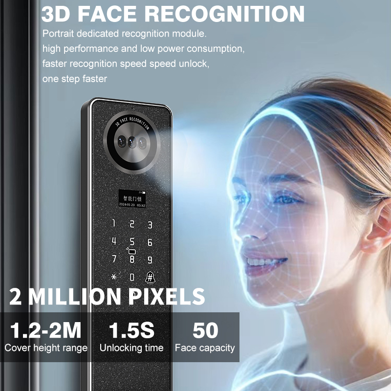Tuya WiFi Smart Door Lock, Hom - Electronics & Gadgets Starting With V ulasan dan harga