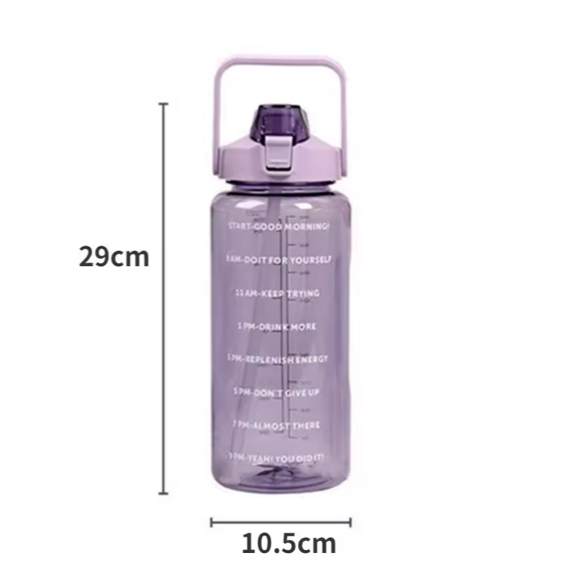 2 Liters Straw Plastic Water B - Smart Water Bottle Tracker ulasan dan harga