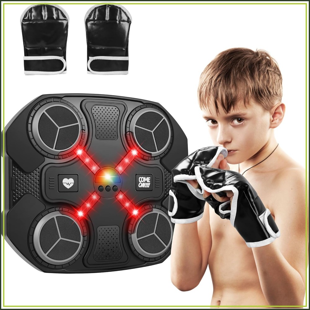 Smart Music Boxing Machine wit - Led Gloves Music ulasan dan harga
