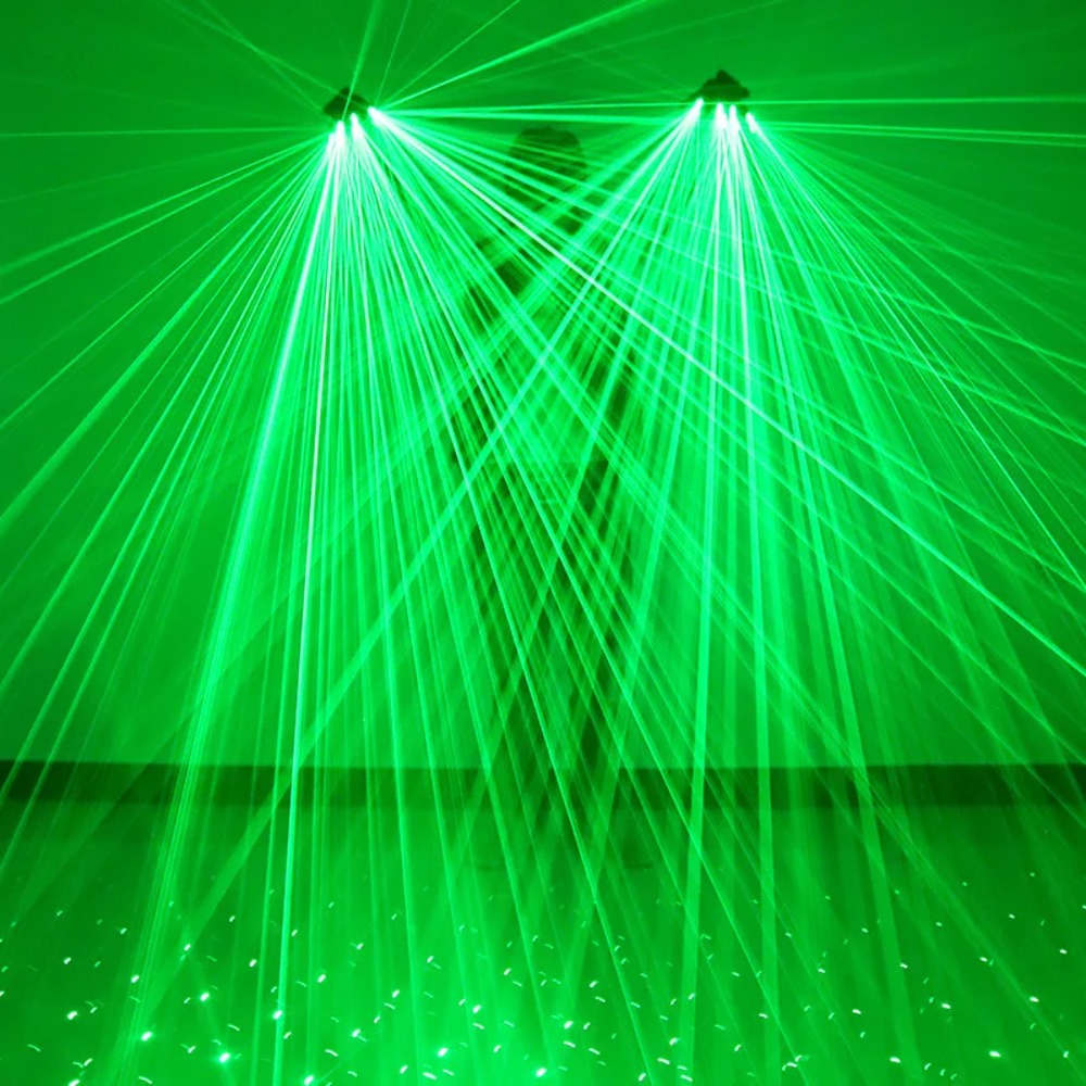 Green Laser Gloves Laser Flash - Led Gloves Music ulasan dan harga