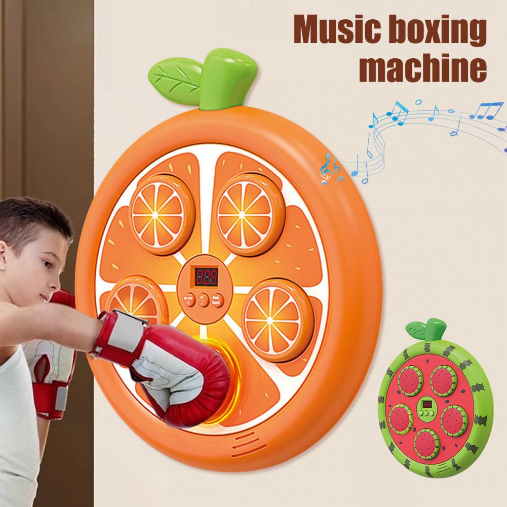 Fruit Music Boxing Machine wit - Led Gloves Music ulasan dan harga