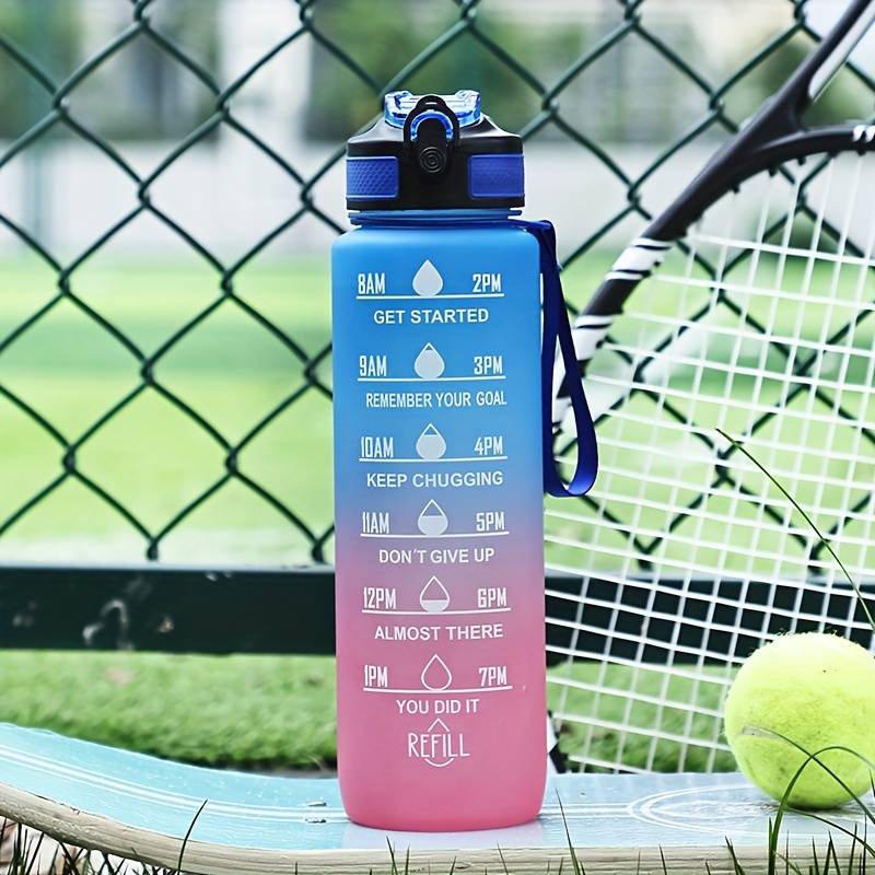 Gradient Color 1000mL Large Ca - Smart Water Bottle Tracker ulasan dan harga