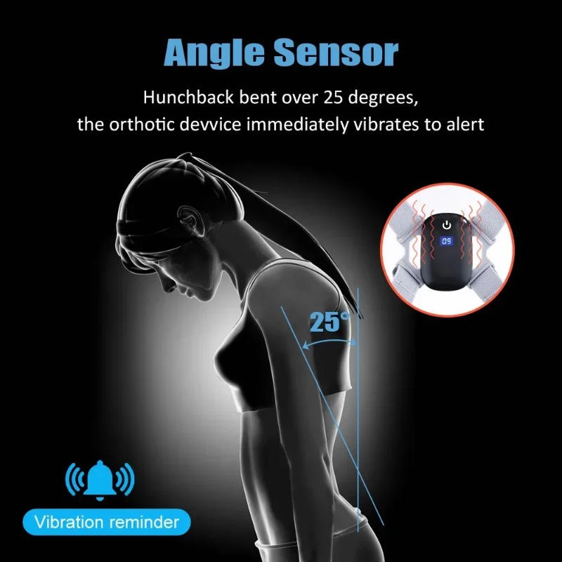 With Sensor Back Smart Posture - Smart Posture Sensor ulasan dan harga