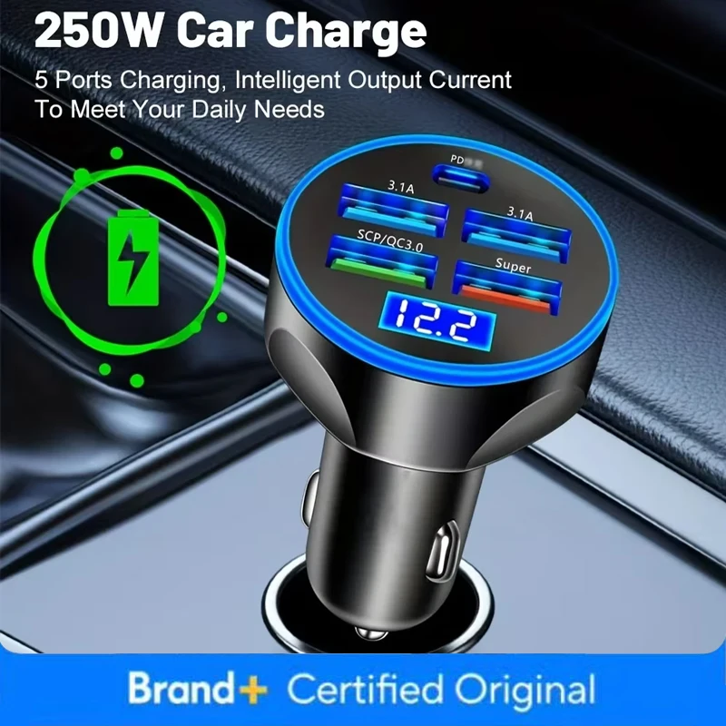 250W Super Fast Charging Car C - Election Electronics & Gadgets Store Woocommerce Theme ulasan dan harga