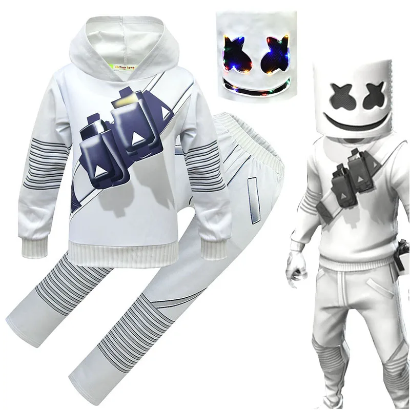 Kids Cosplay Costume Boys Mars - Led Gloves Music ulasan dan harga