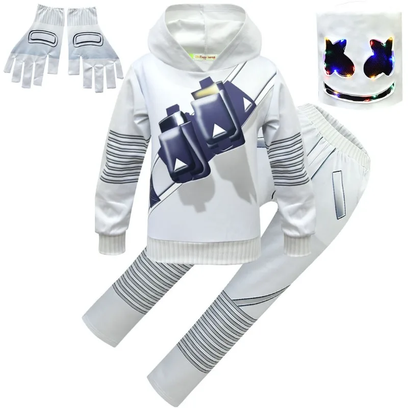 Kids Cosplay Costume Boys Mars - Led Gloves Music ulasan dan harga