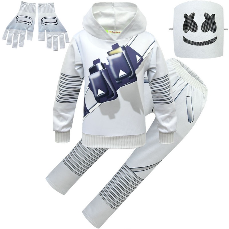 Kids Cosplay Costume Boys Mars - Led Gloves Music ulasan dan harga