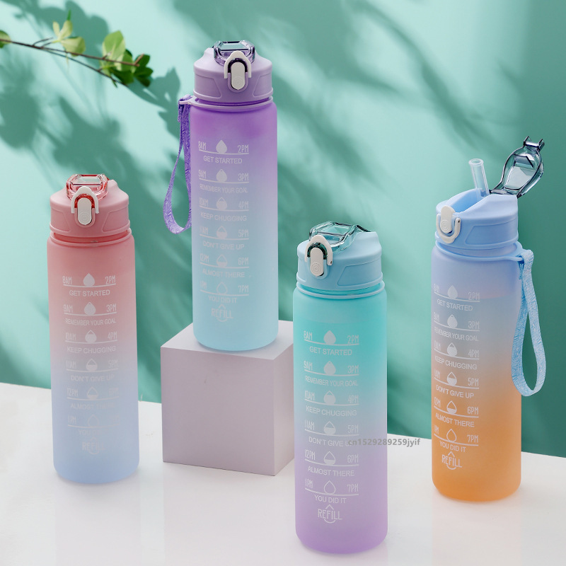 Motivational Sports Water Bott - Smart Water Bottle Tracker ulasan dan harga