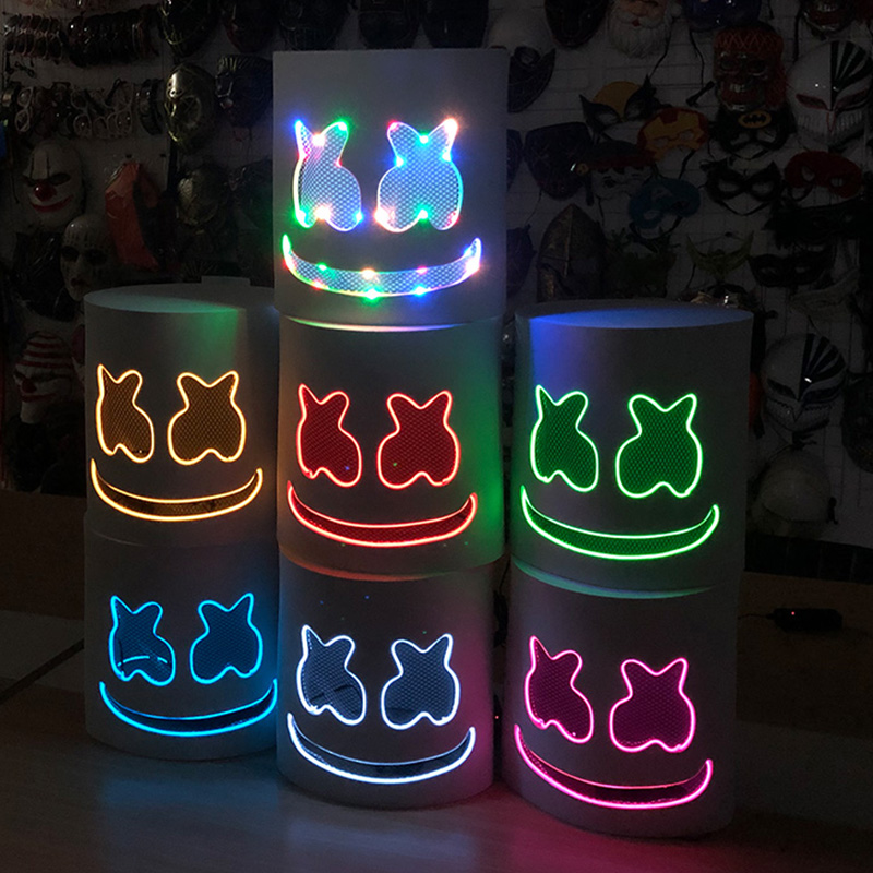 Led Light Up Mask and Gloves D - Led Gloves Music ulasan dan harga