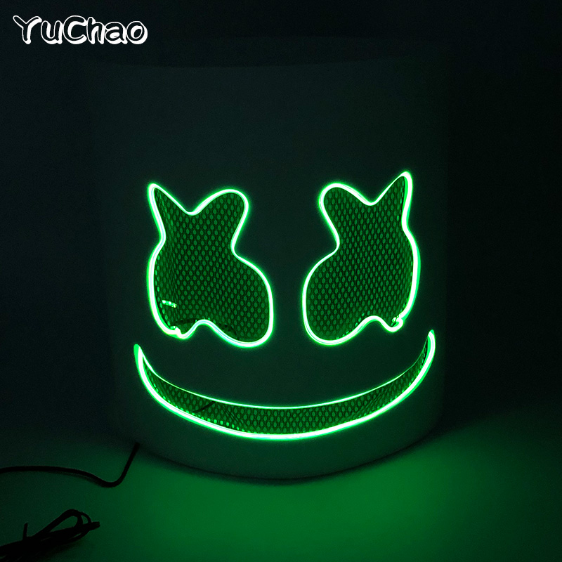 Led Light Up Mask and Gloves D - Led Gloves Music ulasan dan harga
