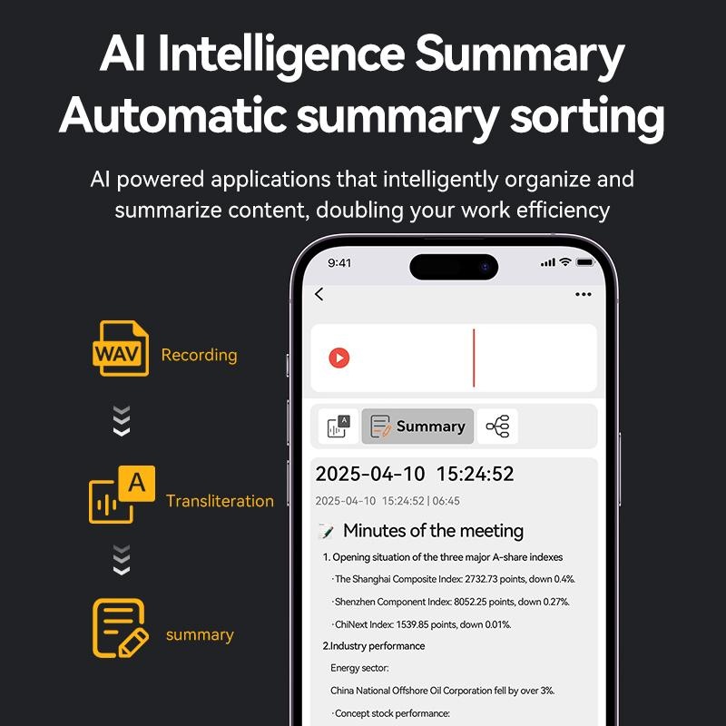 Smart AI Voice Recorder Pen wi - Voice Recorder Pen ulasan dan harga