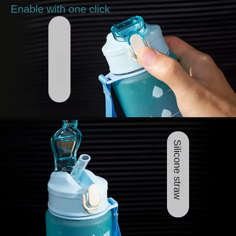 Sports Water Bottle with Time- - Smart Water Bottle Tracker ulasan dan harga