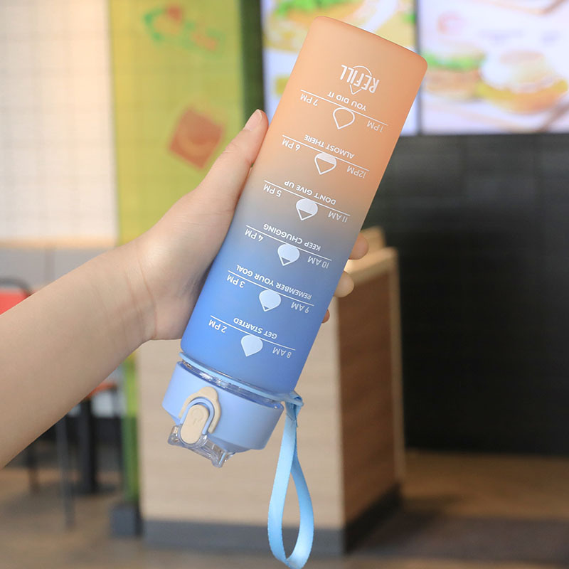 700ML Running Water Bottle Sof - Smart Water Bottle Tracker ulasan dan harga