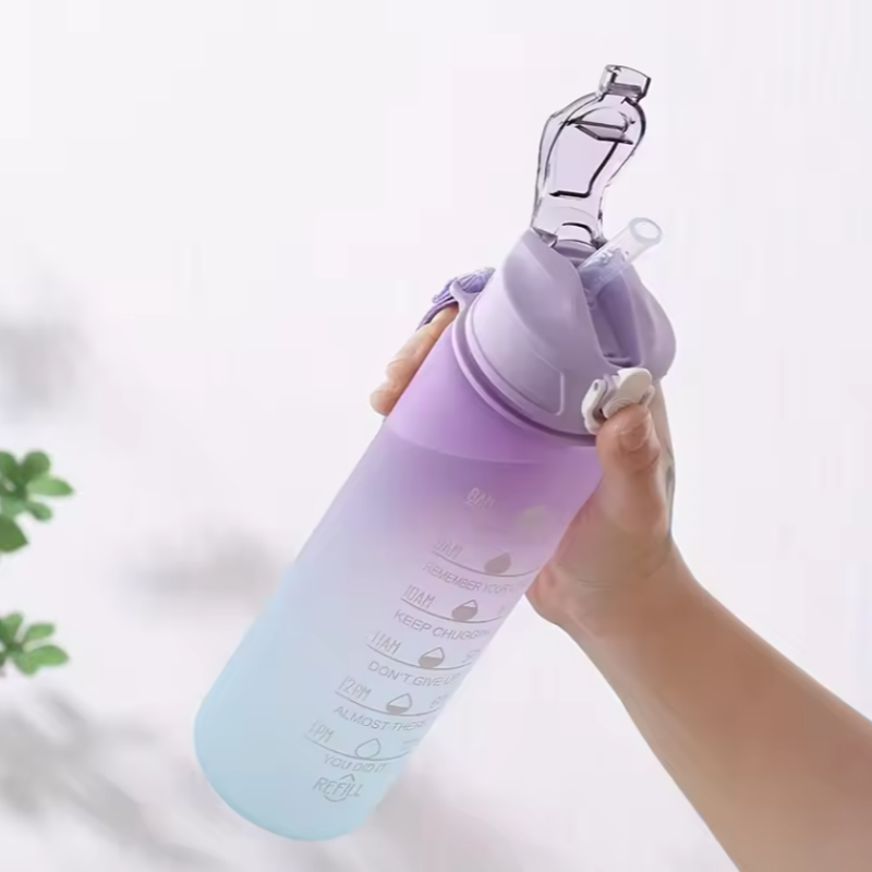 300ml/750ml/2L Water Bottle Mo - Smart Water Bottle Tracker ulasan dan harga