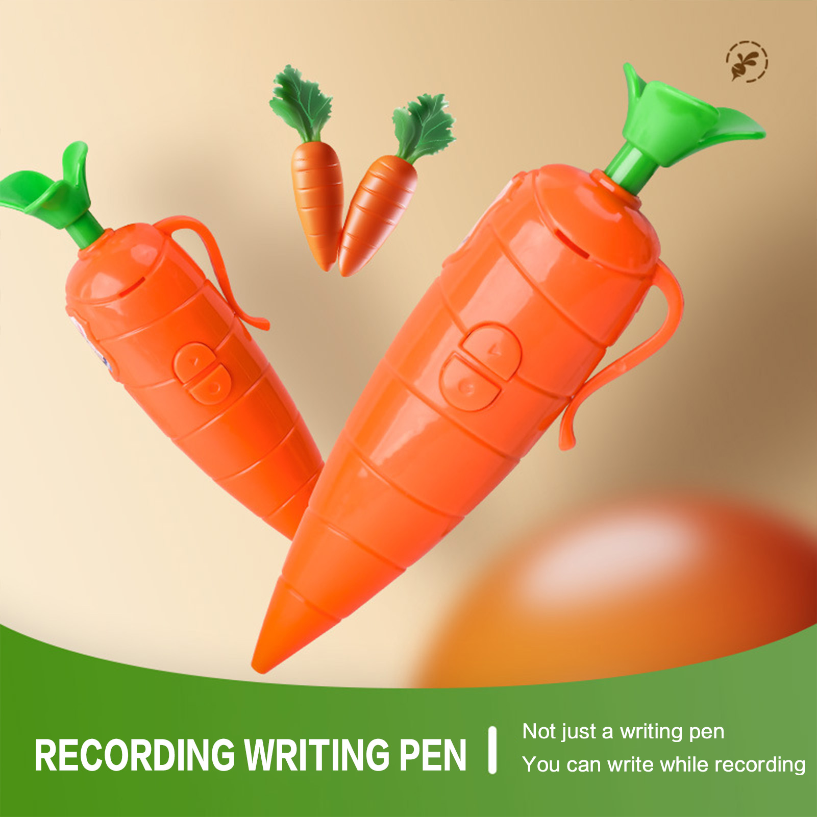 Carrot-Shaped Voice Recorder P - Voice Recorder Pen ulasan dan harga