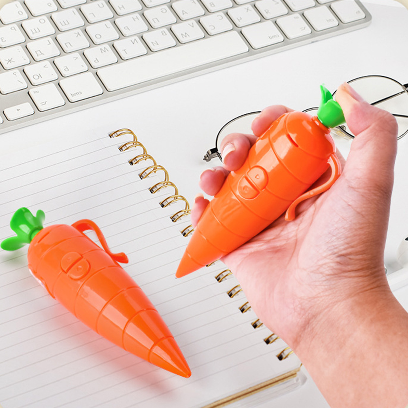 Carrot-Shaped Voice Recorder P - Voice Recorder Pen ulasan dan harga